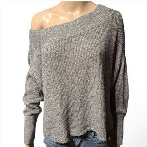 Free People Size Small Off The Shoulder Oversized Lightweight Sweater